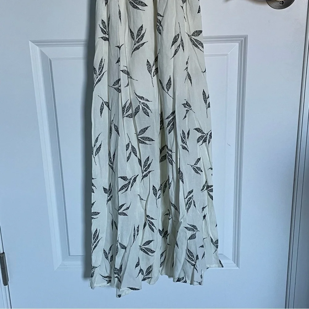 Baltic Born Leaf Print Off Shoulder Maxi Dress 18964 - Picture 11 of 14